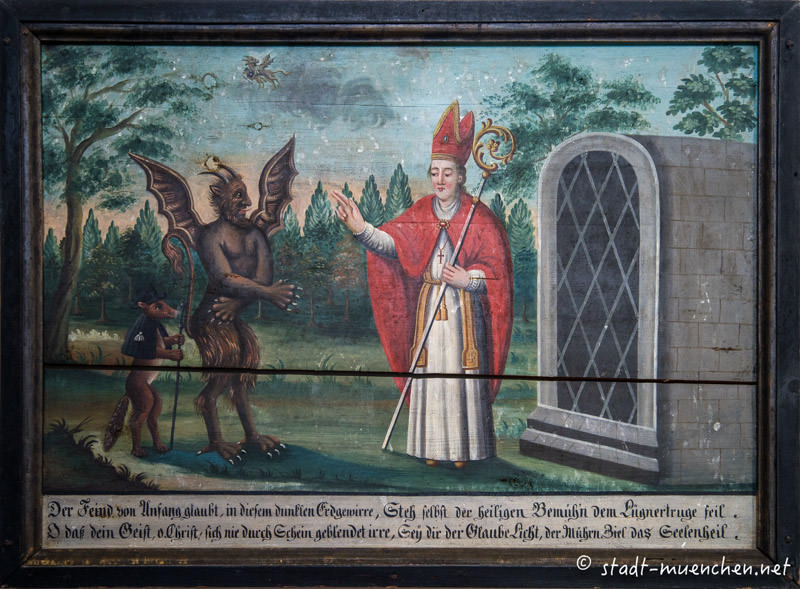St. Wolfgang mit Teufel