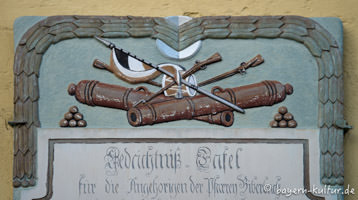 Biberbach - Kriegergedenktafel