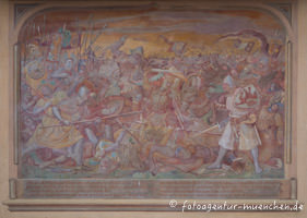 Gerhard Willhalm - Fresco Schlacht bei Mühldorf