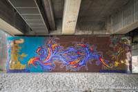 Gerhard Willhalm - Graffiti - Brudermühlbrücke