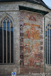 Gerhard Willhalm - Fresko an der St. Jakobskirche