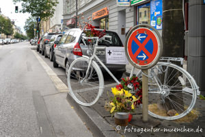 München - Ghost Bikes - Geisterräder