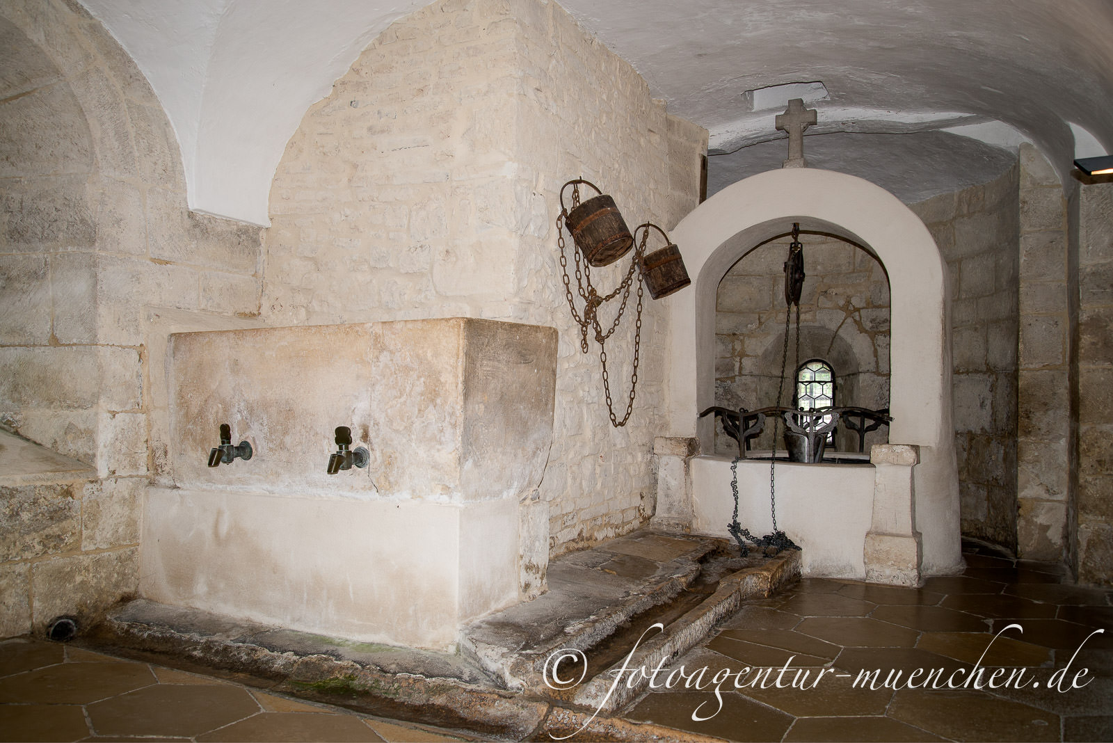 Brunnenanlage in der Wallfahrtskirche Hl. Kreuz