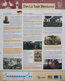 La Tour Denkmal - Infotafel