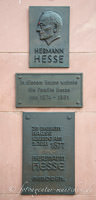 Gerhard Willhalm - Gedenktafel - Geburtshaus Hermann Hesse