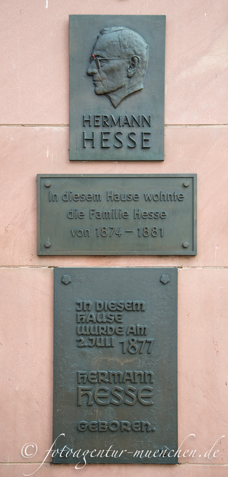 Gedenktafel - Geburtshaus Hermann Hesse