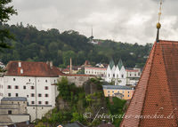 Gerhard Willhalm - Blick auf Passau von der Ilzstadt