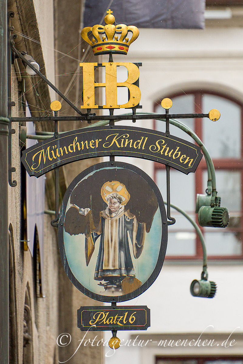 Nasenschild - Münchner Kindl Stuben