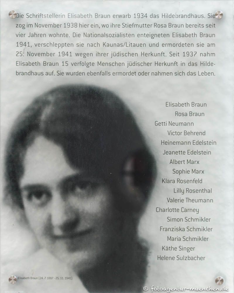 Gedenktafel - Elsabeth Braun