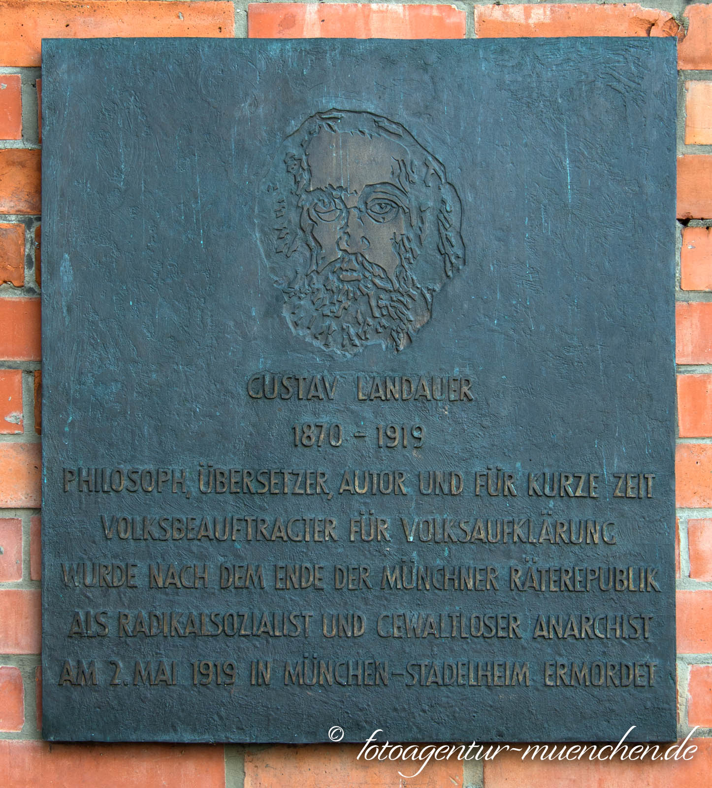 Gedenktafel - Gustav Landauer