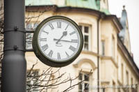  - Uhr am Max-Weber-Platz
