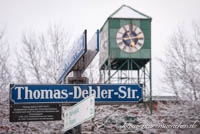 Straßenschild - Thomas-Dehler-Straße