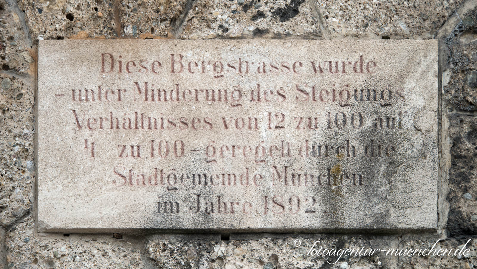 Gedenktafel - Bergstraße