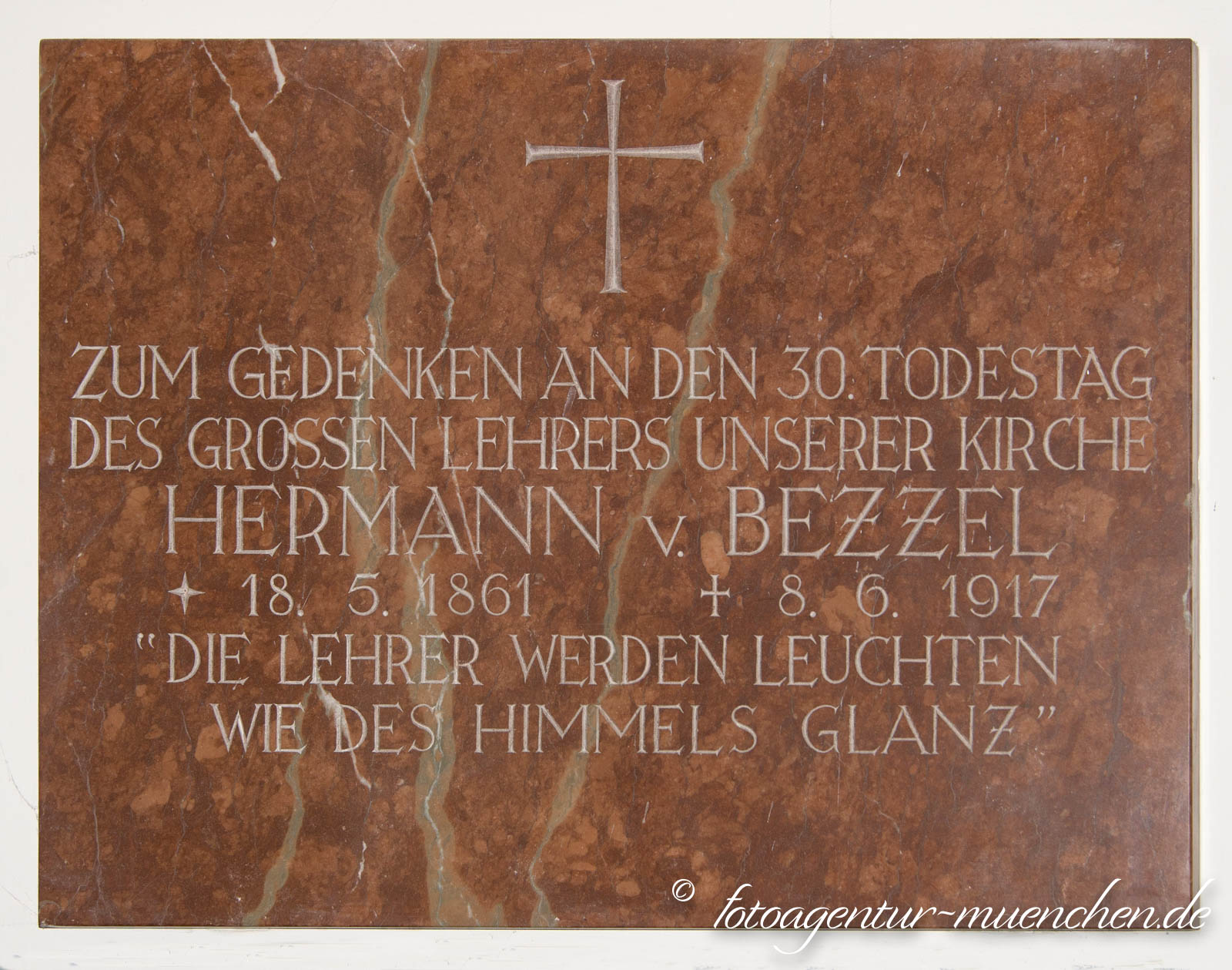 Gedenktafel - Hermann  von Bezzel