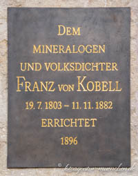  - Gedenktafel - Franz von Kobell