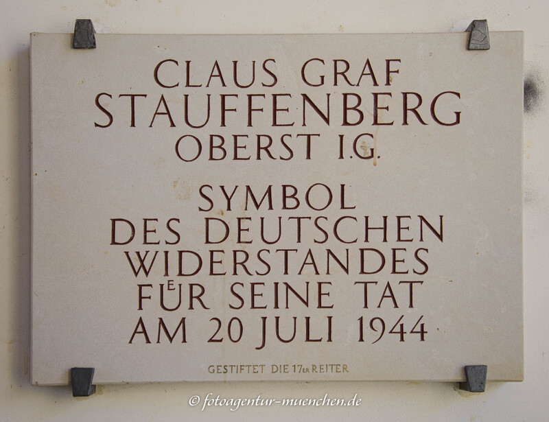 Gedenktafel - Claus Graf Stauffenberg
