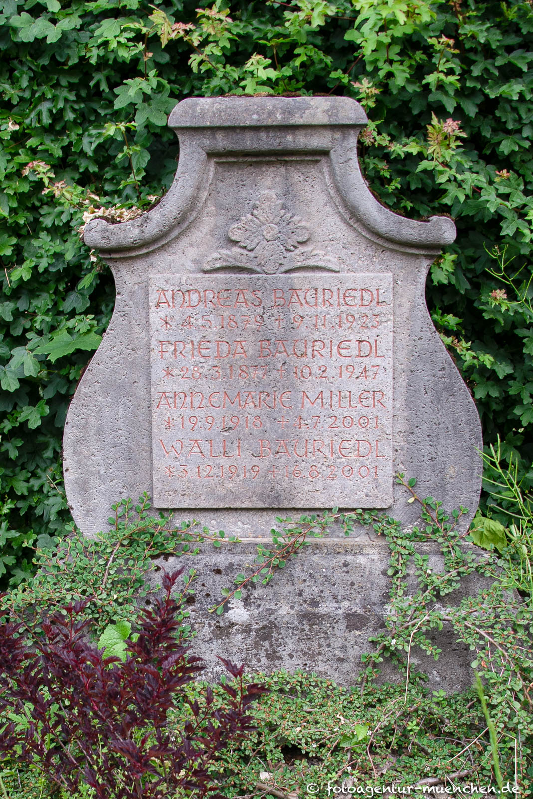 Nordfriedhof - Grab Andreas Bauriedl