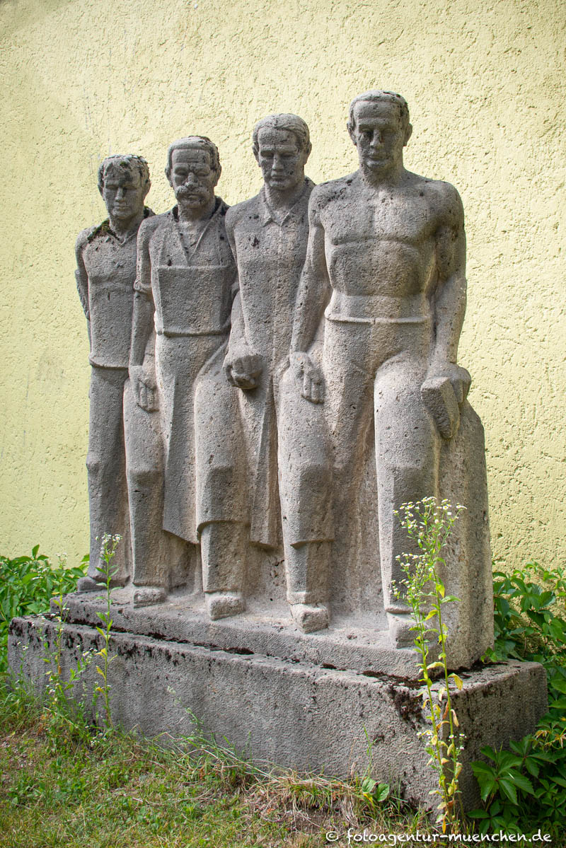 Vier Arbeiter
