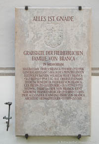 Grabstätte - Alexander von Branca