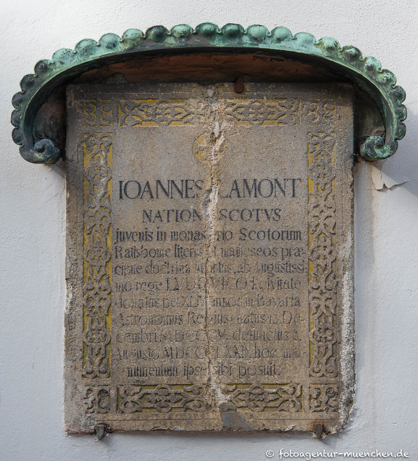 Gedenktafel -  Johann von Lamont
