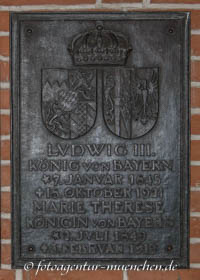 Gedenkplatte - König Ludwig III.
