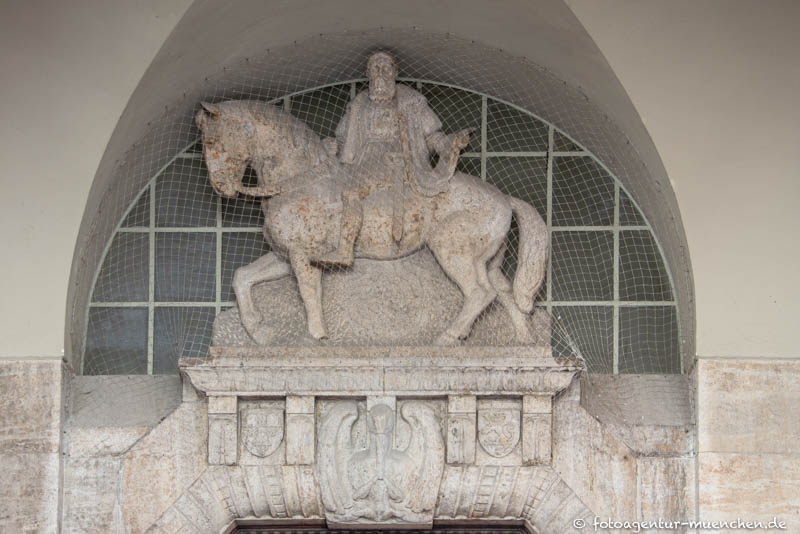 Reiterfigur Ludwig der Reiche 