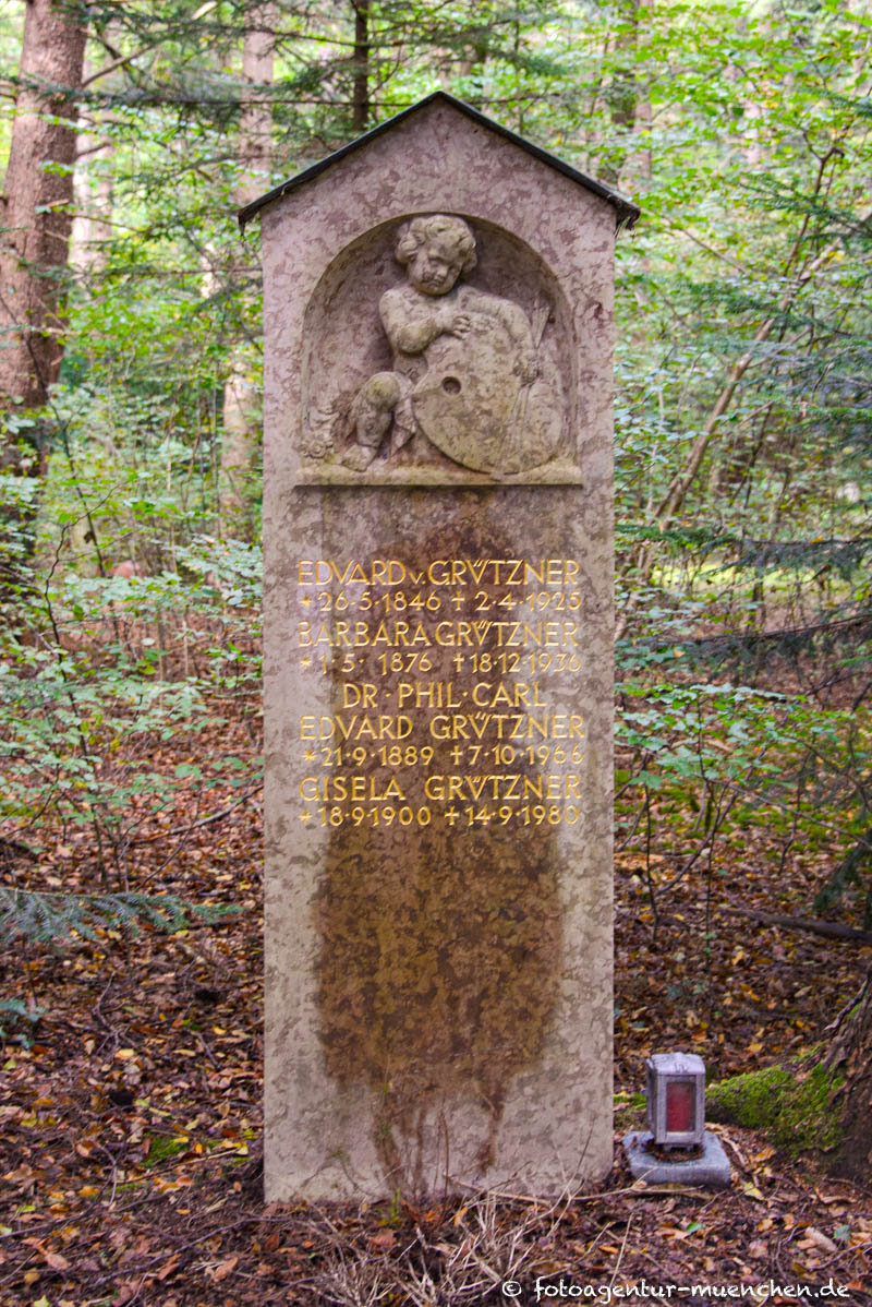 Waldfriedhof - Grab von Eduard Grützner