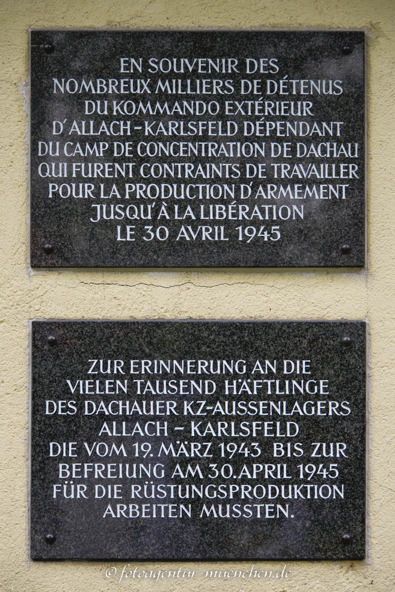 Gedenktafel KZ-Außenlager Ludwigsfeld