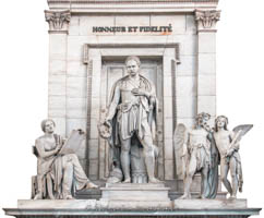 Thorwaldsen Bertel, Tenerani Pietro, Mayer Ernst,  Klenze Leo von - Grabdenkmal von Eugène de Beauharnais