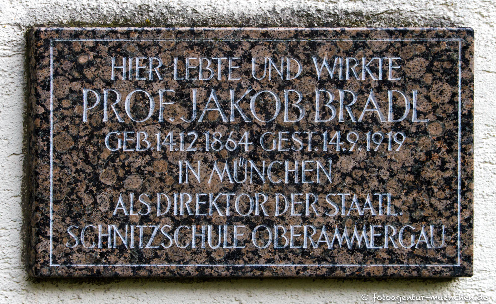 Gedenktafel - Jakob Bradl