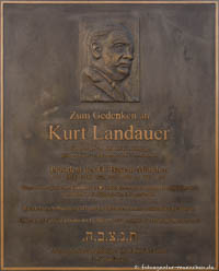  - Gedenktafel für Kurt Landauer 