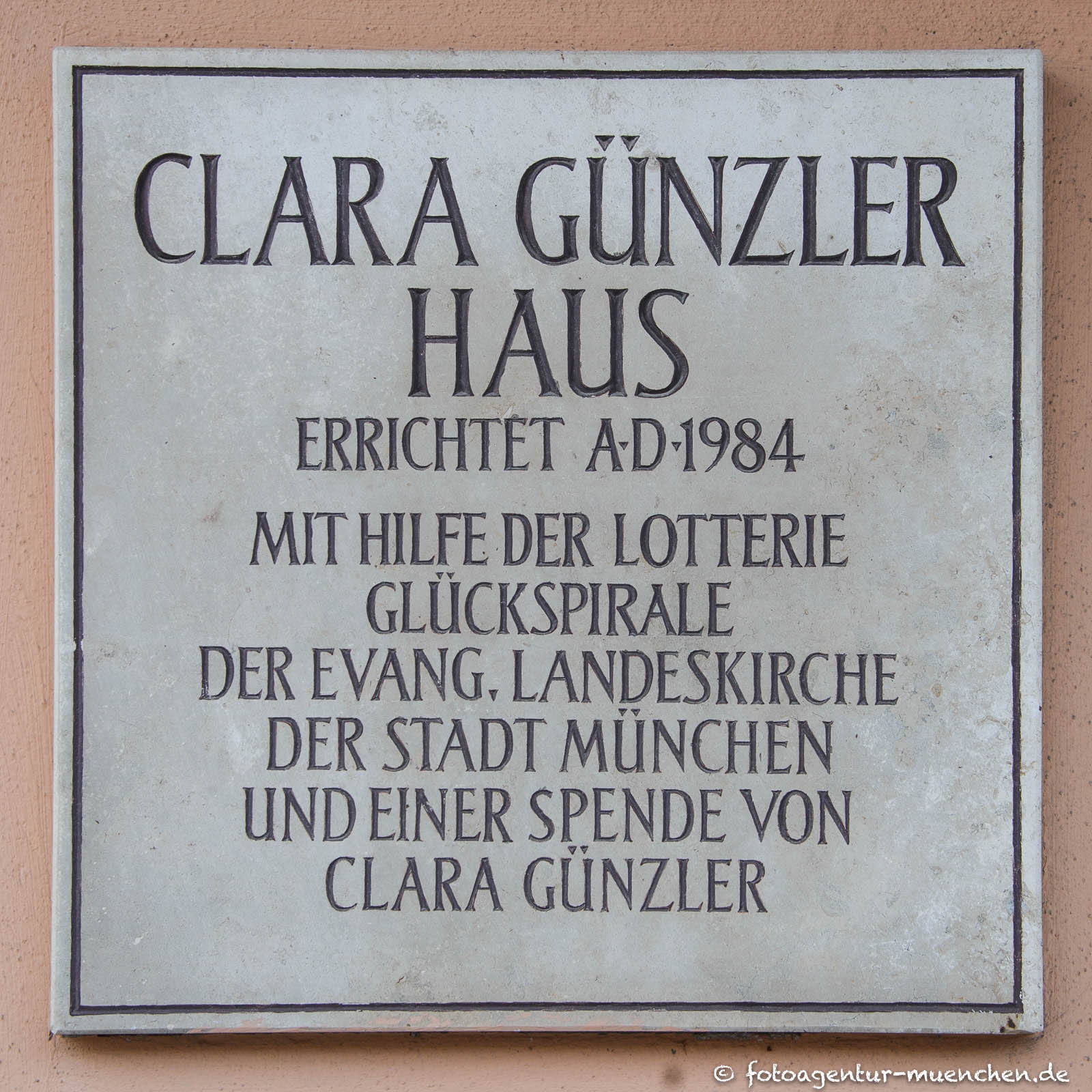 Gedenktafel - Clara Günzler Haus