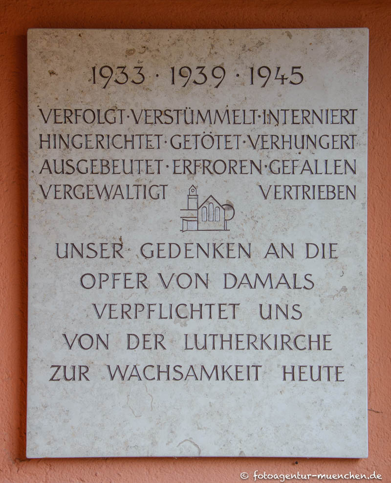 Kriegsgedenkatagel - Lutherkirche 