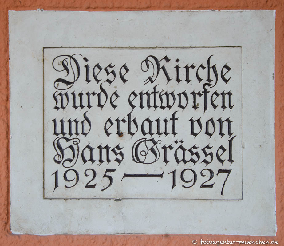 Gedenktafel - Hans Grässel Lutherkirche