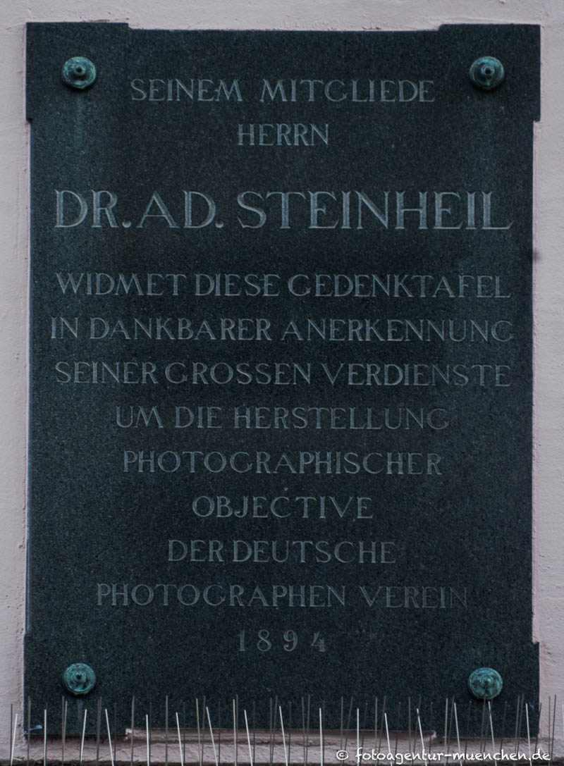 Gedenktafel - Steinheil