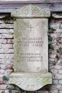 Grabstätte - Karl von Abel