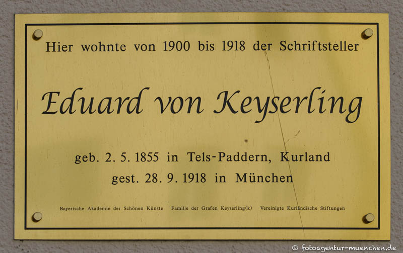 Gedenktafel - Eduard von Keyserling 
