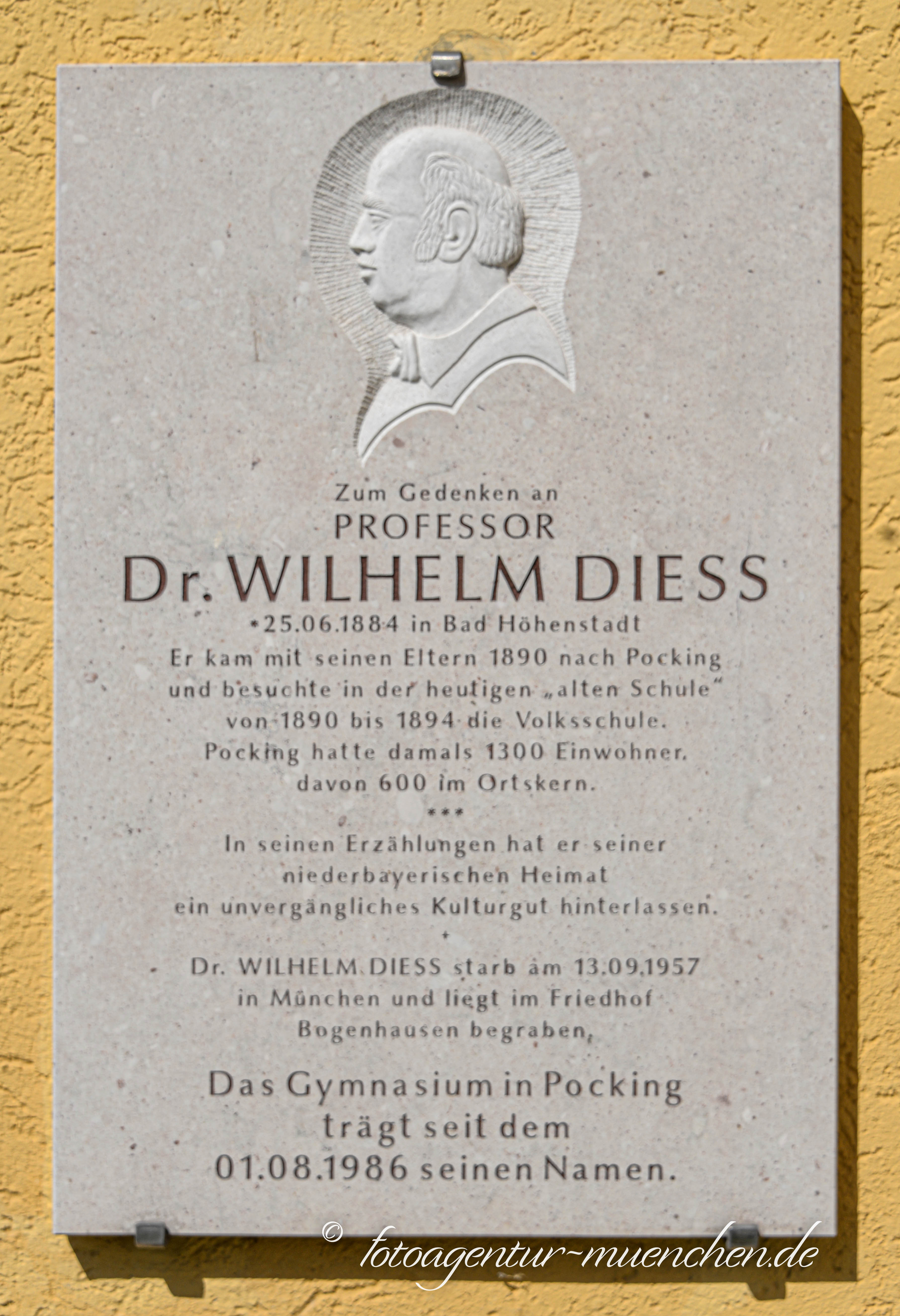 Gedenktafel - Wilhelm Diess
