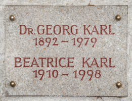 Grabstätte - Georg Karl