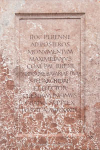  - Mariensäule - Inschrift 1