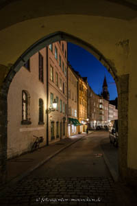  - Burgstraße bei Nacht