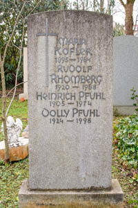Grabstätte - Rudolf Rhomberg