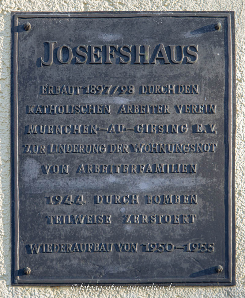Gedenktafel - Josefshaus