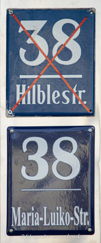  - Umbenennung Hilblestraße