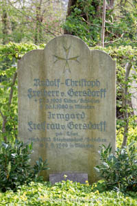 Grabstätte - Rudolf-Christoph Freiherr von  Gersdorff