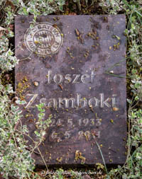 Grabstätte - Jozsef Zsamboki