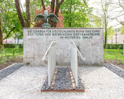 München - Denkmal für die Gefallenen der Bayerischen Eisenbahntruppe
