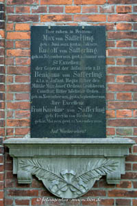 Grabstätte - Benignus von Safferling