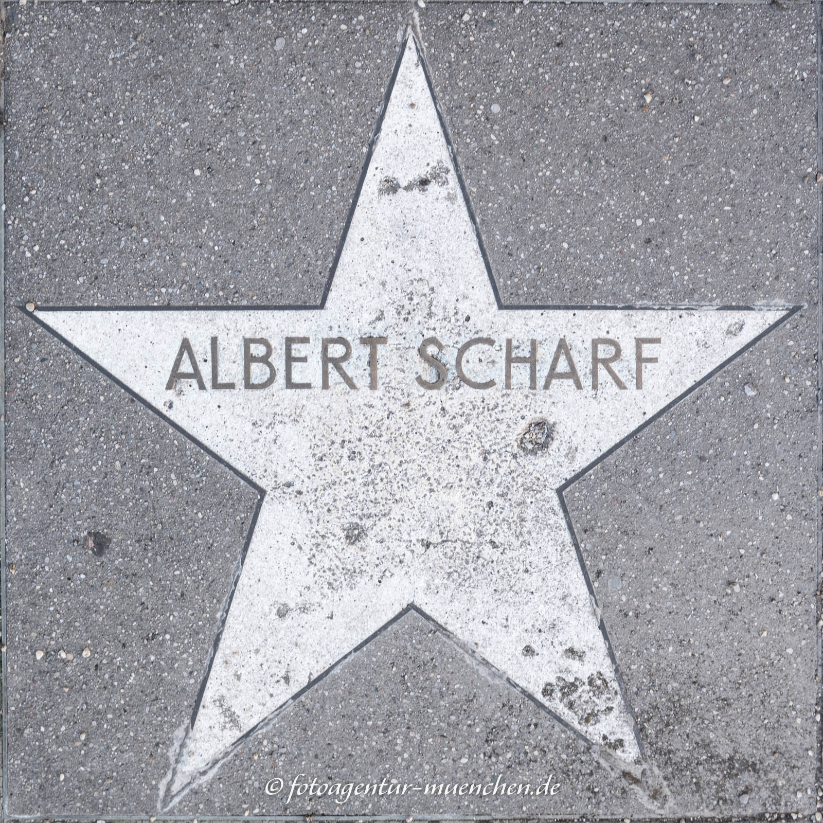 Stern für Albert Scharf