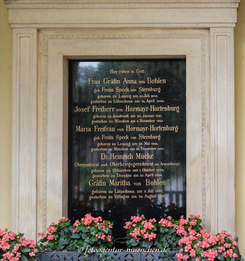 Grab - Josef Freiherr von Hormayr von Hortenburg